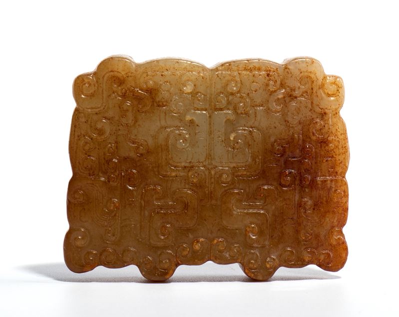 Ornamento pendente in giada, Cina