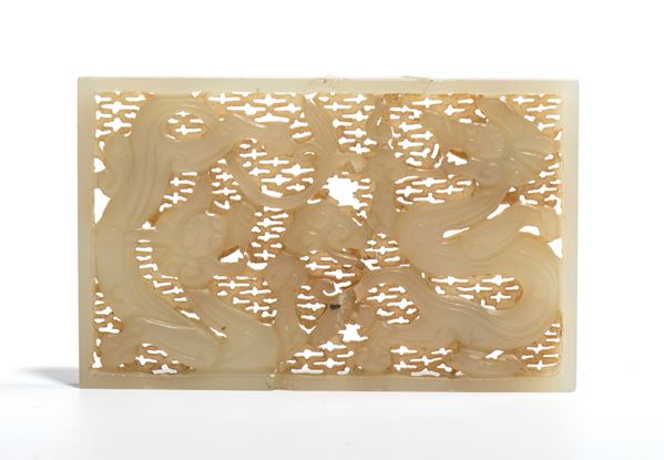 Placca in giada, Cina 