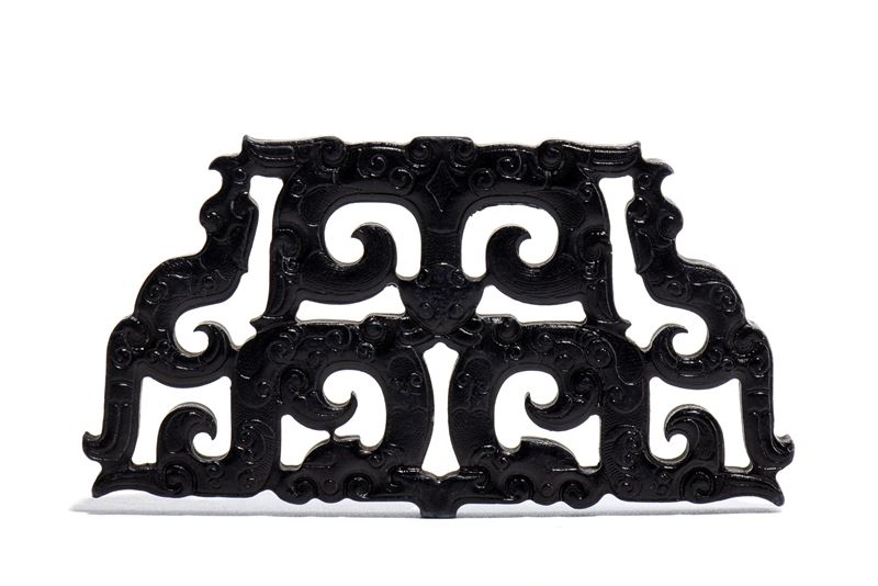 Placca in giada scura, Cina