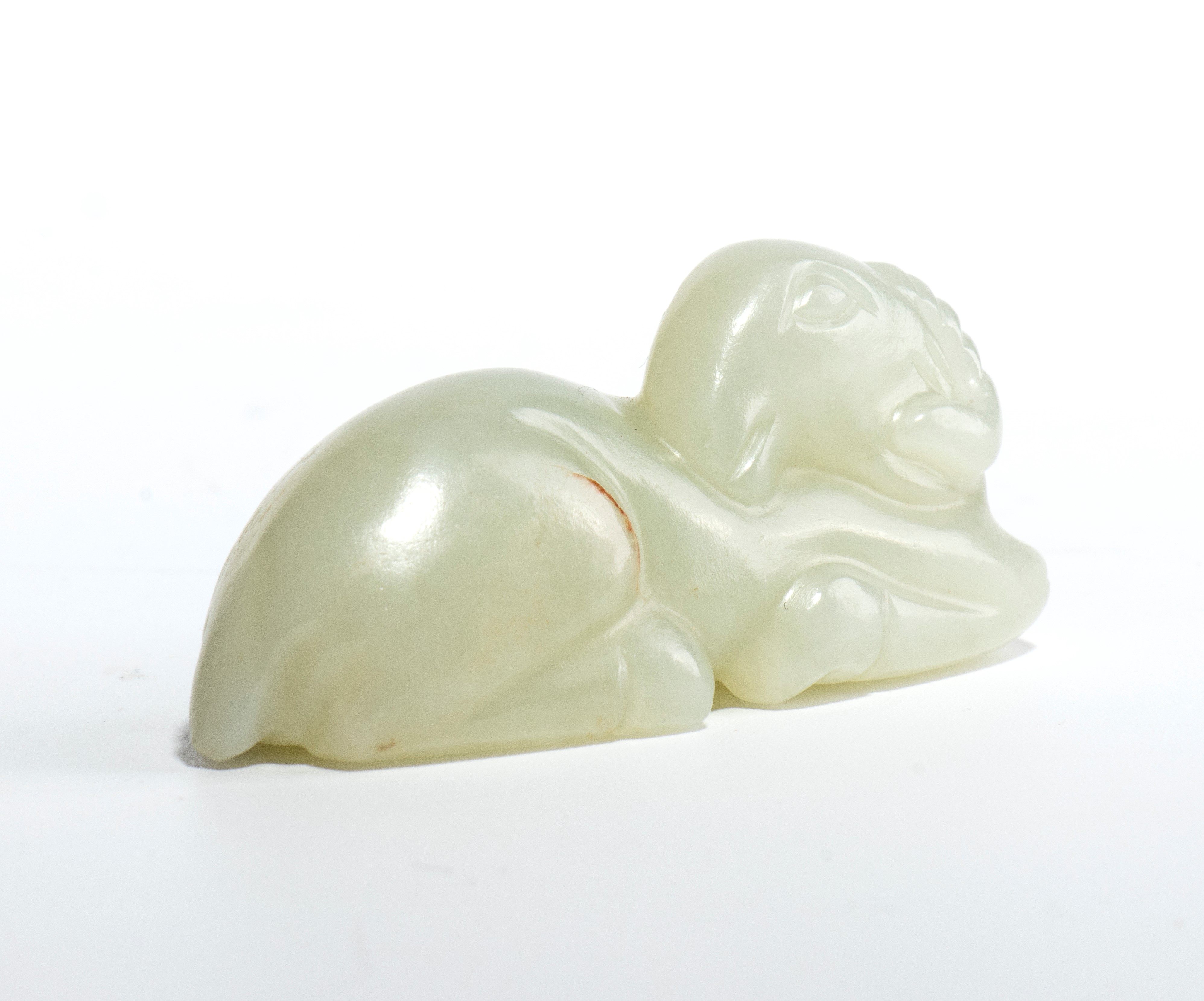 Intaglio in giada bianca, Cina