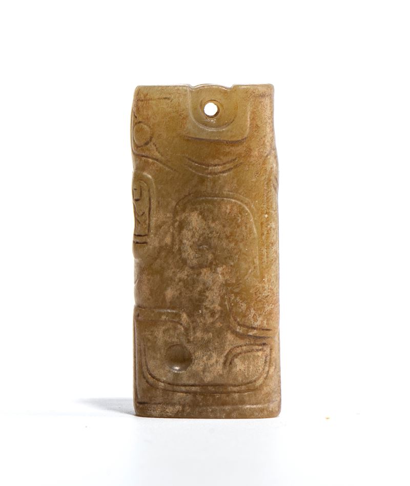 Ornamento pendente in giada, Cina