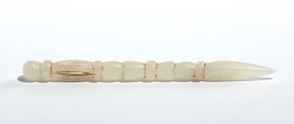 Strumento buddista in giada, Cina 