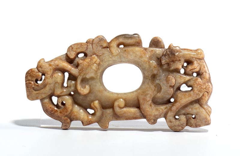 Ornamento pendente in giada, Cina