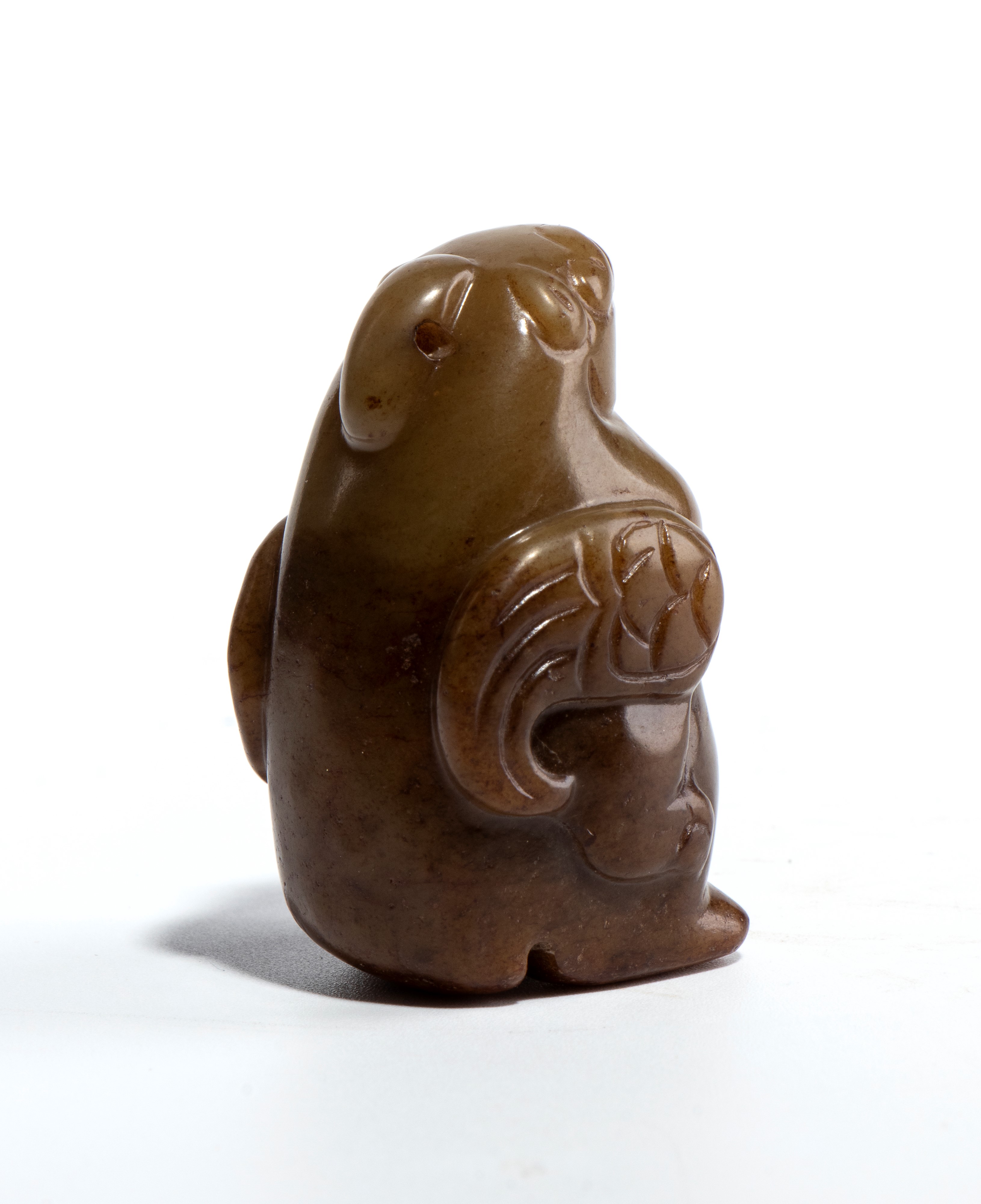 Intaglio in giada, Uccello mitologico, Cina, fine dinastia Qing - Repubblica