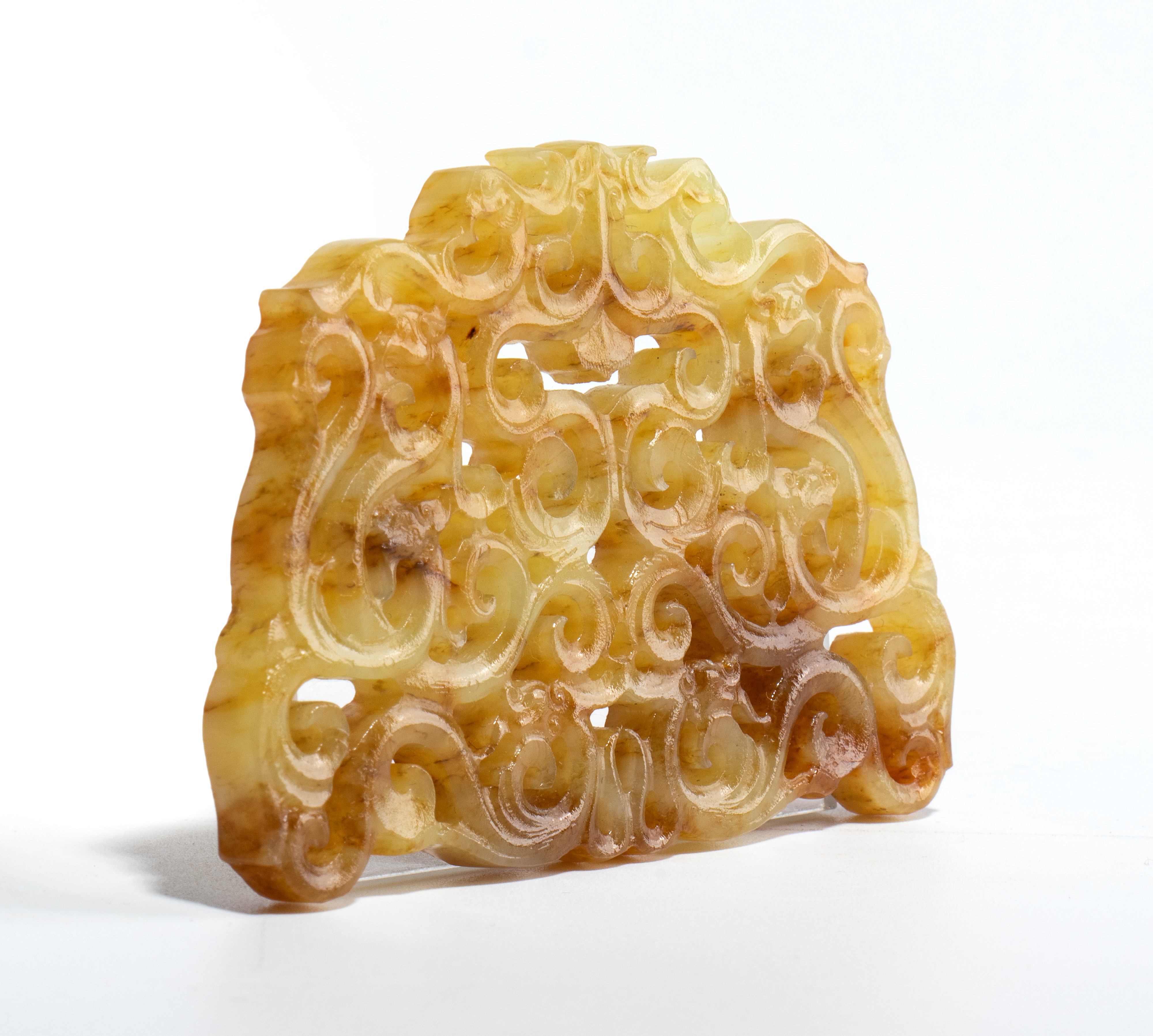 Placchetta ornamentale in giada , Cina