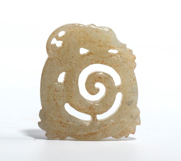 Ornamento pendente in giada, Cina