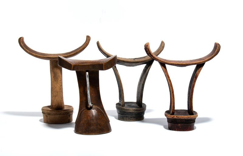 Gruppo di quattro Poggiatesta , Sudan