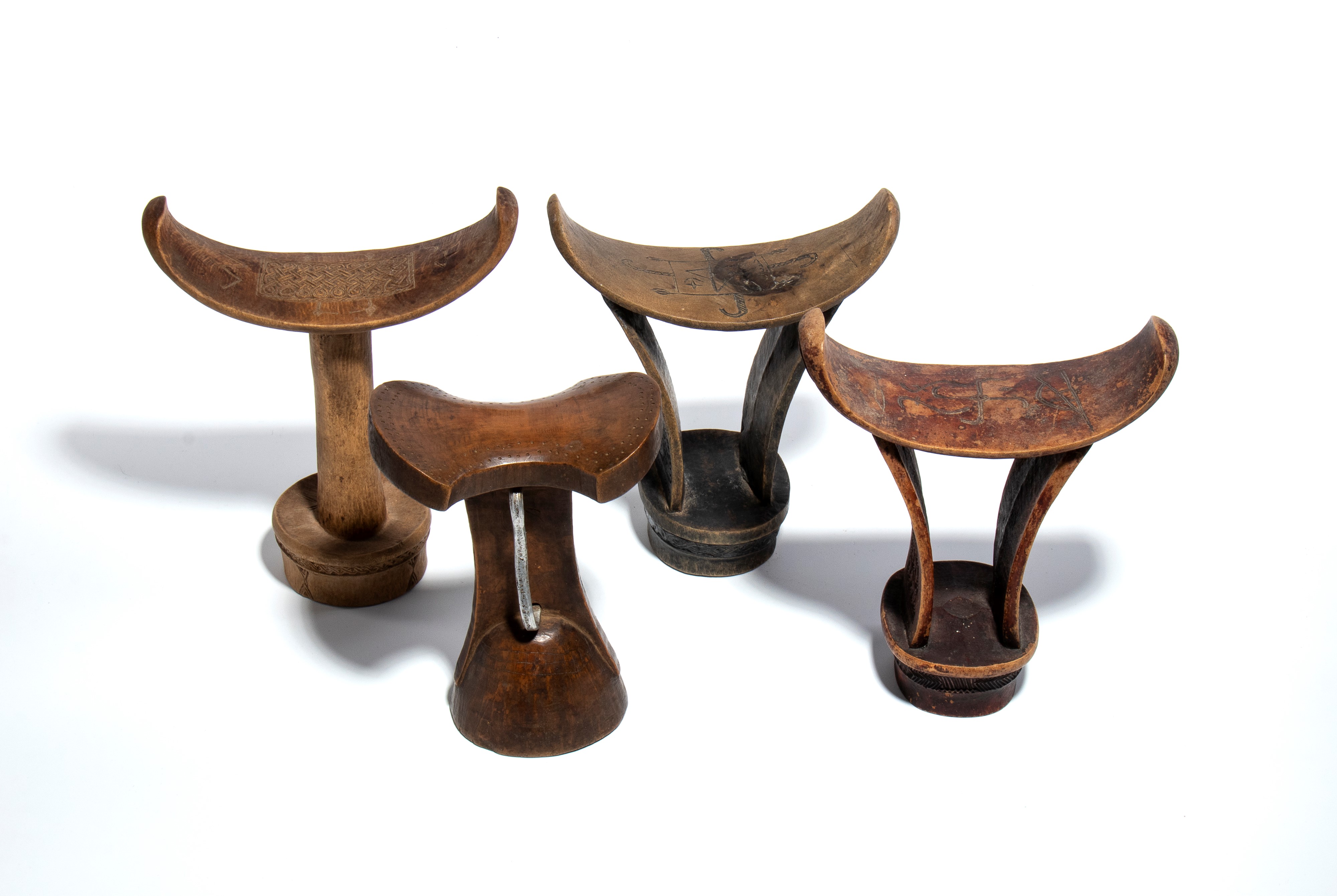 Gruppo di quattro Poggiatesta , Sudan