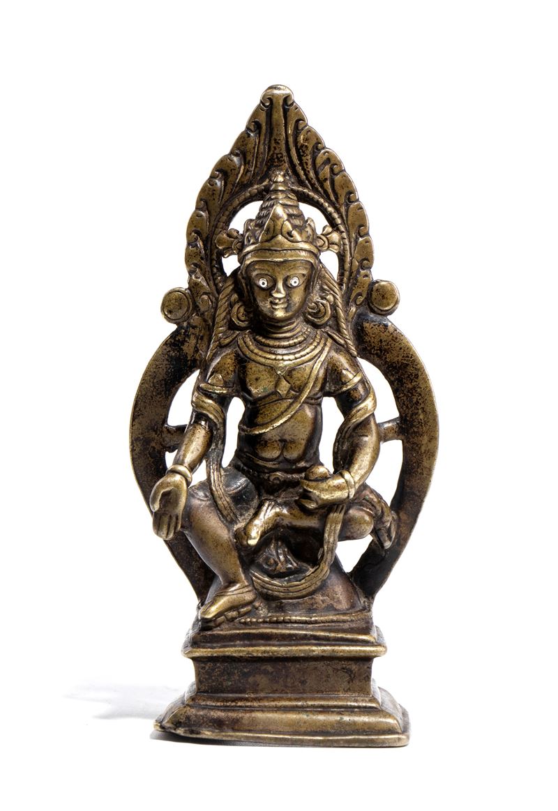 Una figura di Buddha, Kashmir, India
