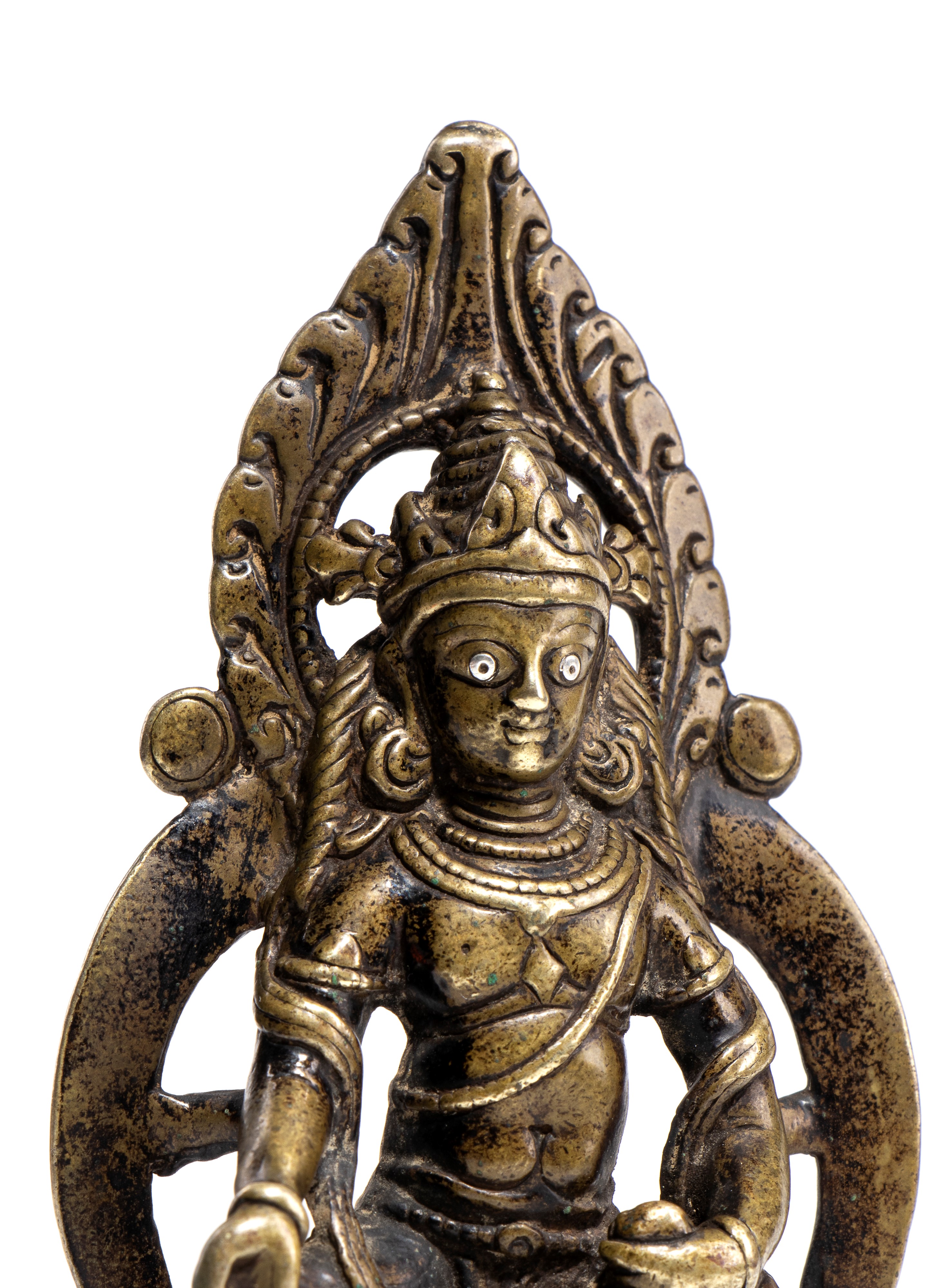 Una figura di Buddha, Kashmir, India