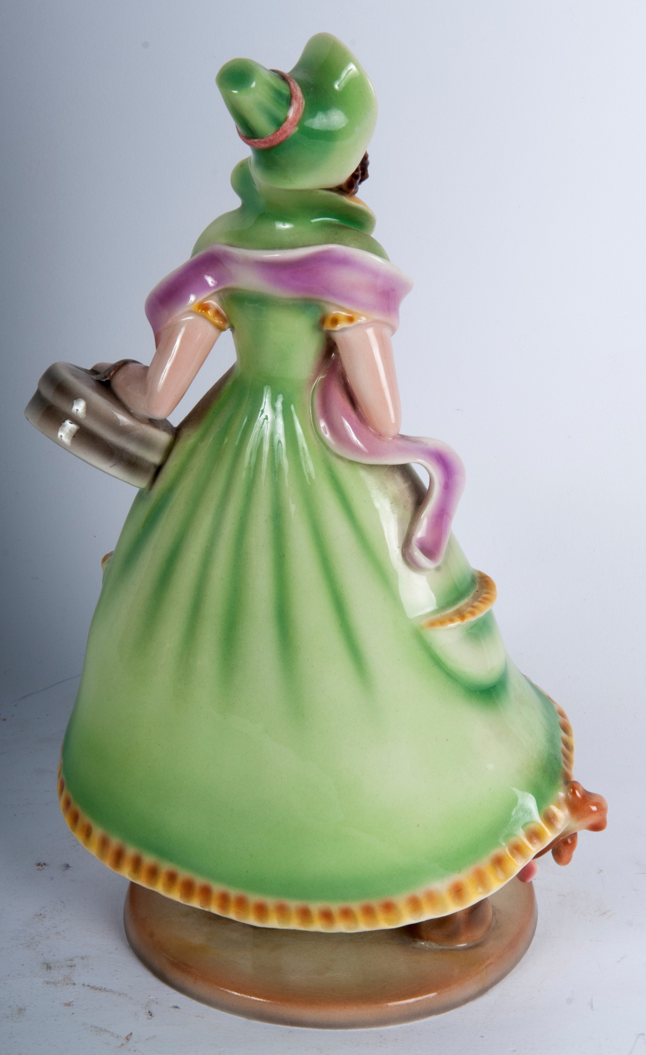 Goldscheider, Putzmacherin (creatrice di cappelli per signore e per teatro) - scultura in ceramic...