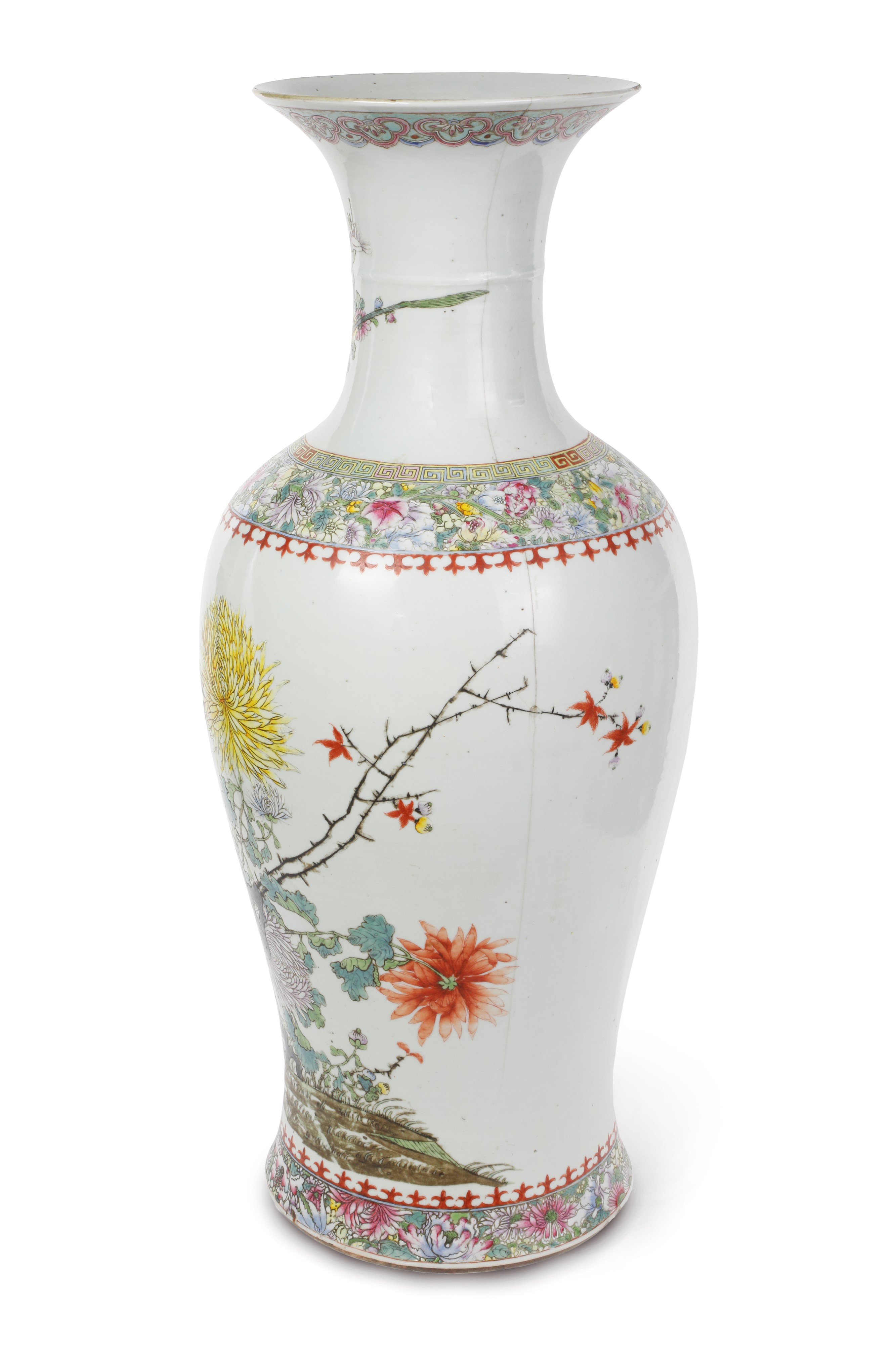 Grande vaso a balaustro, Cina