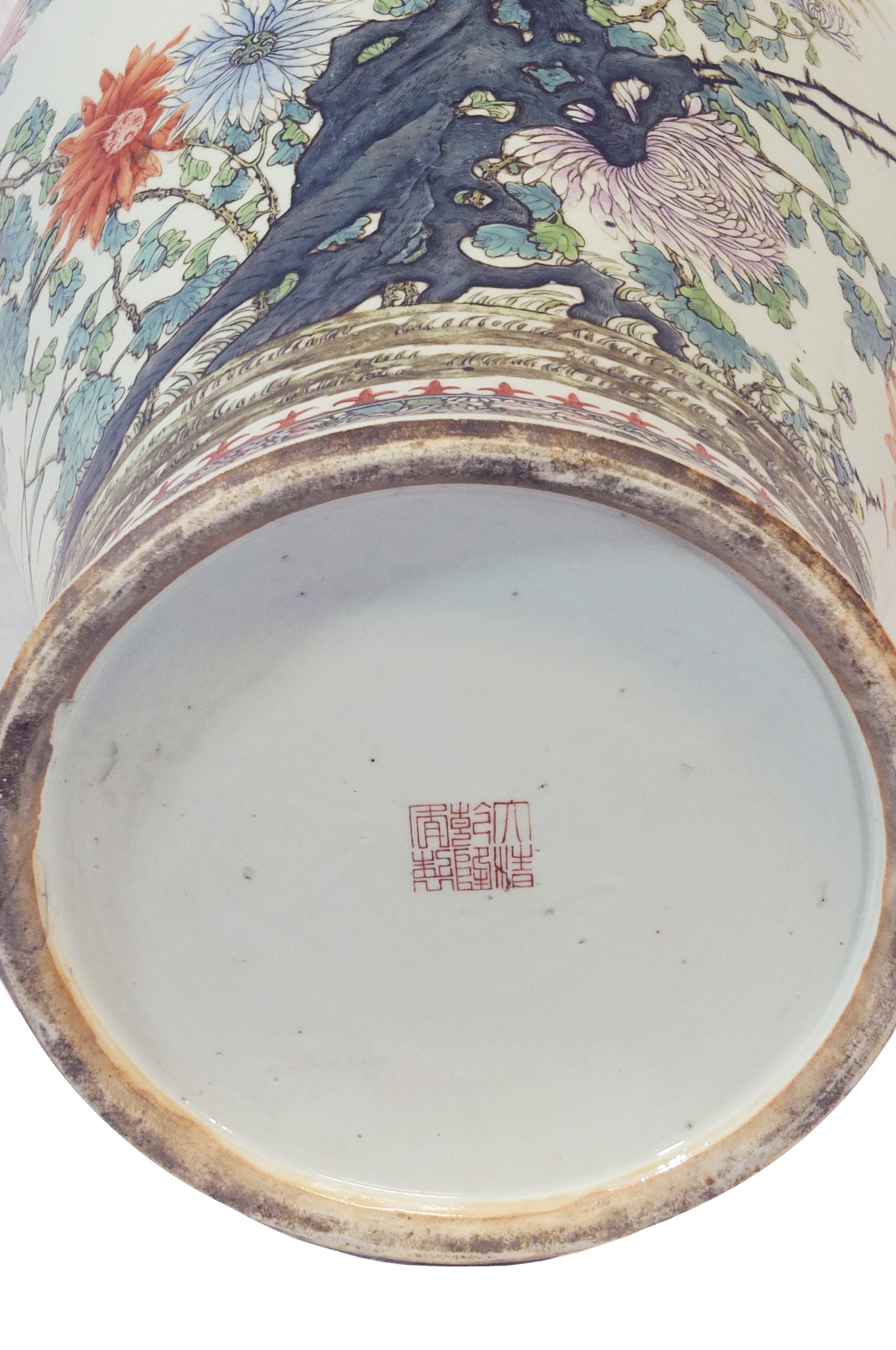 Grande vaso a balaustro, Cina