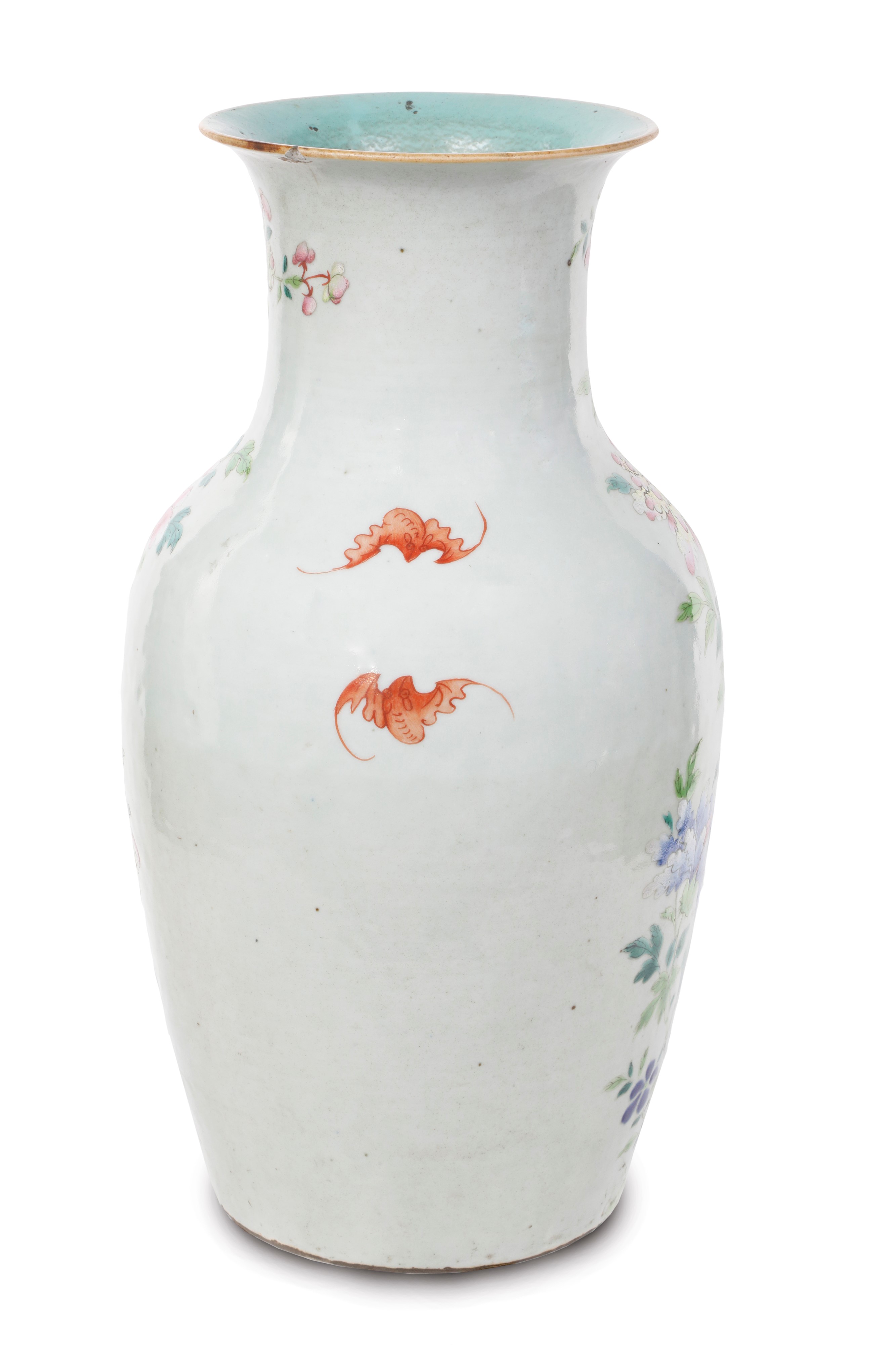 Insolito vaso decorato con gatto, Cina