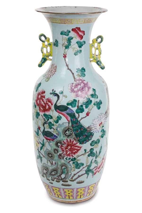 Grande vaso a balaustro, Cina