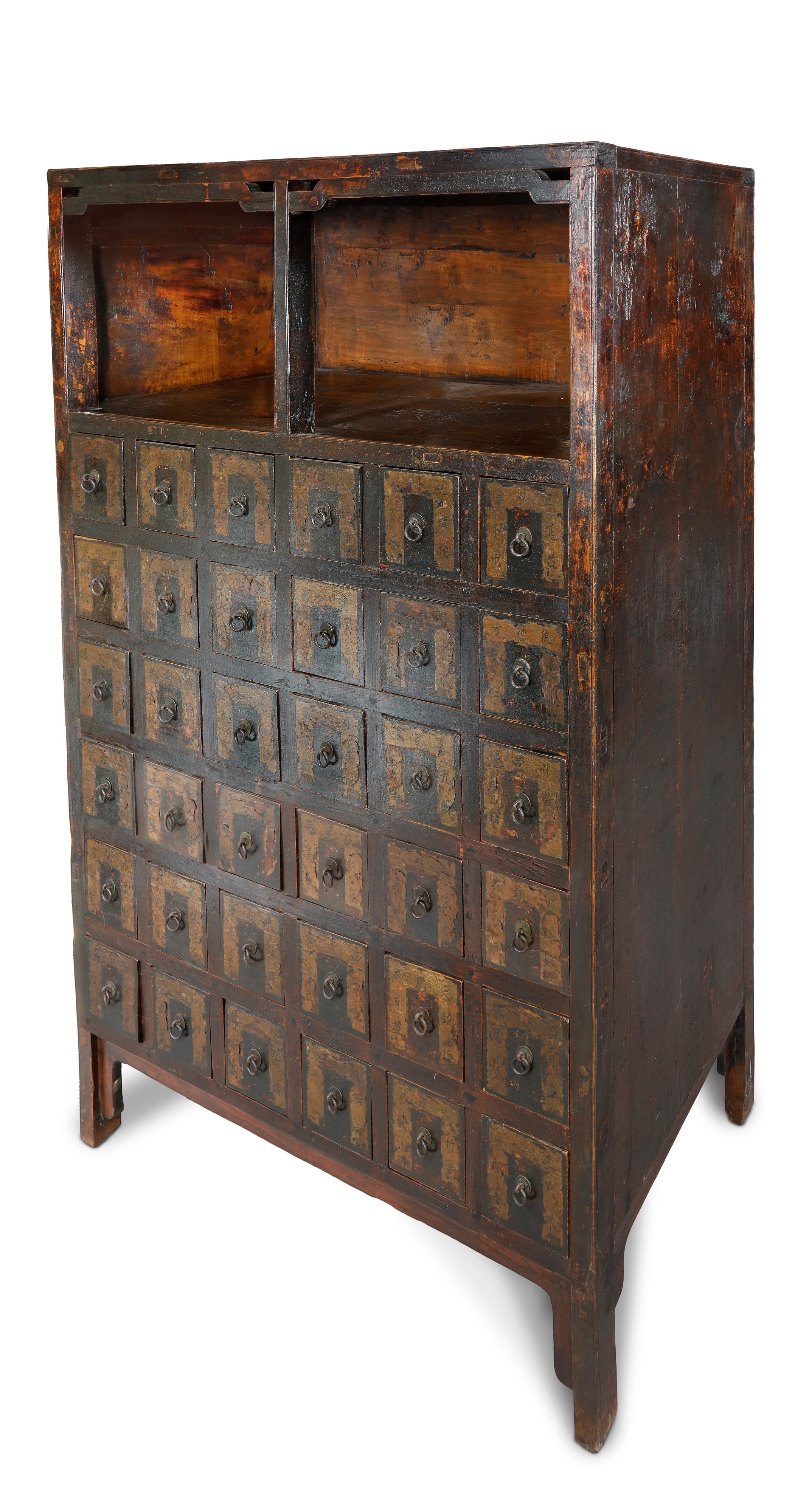 Armadio per erbe medicinali, Cina, XX secolo, legno