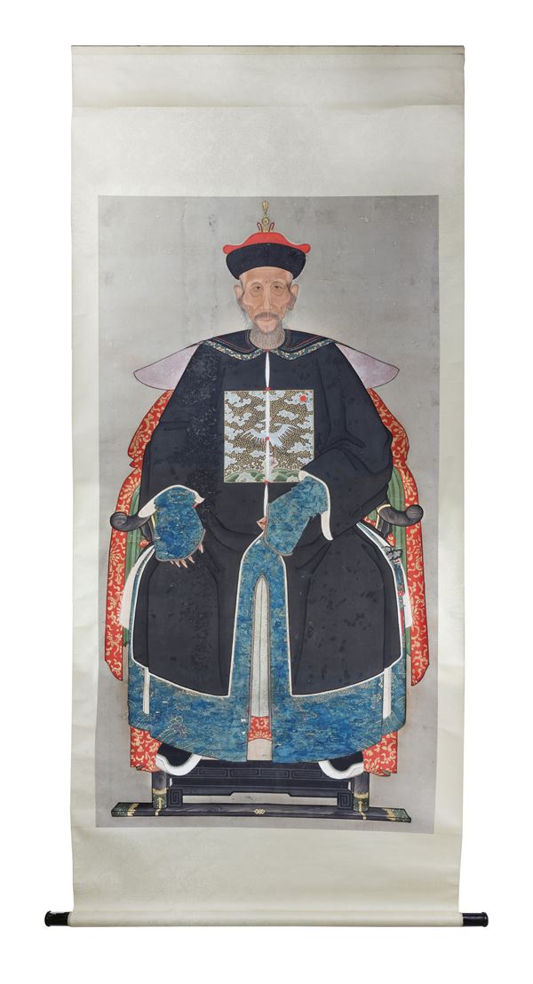 Coppia di dipinti, Cina