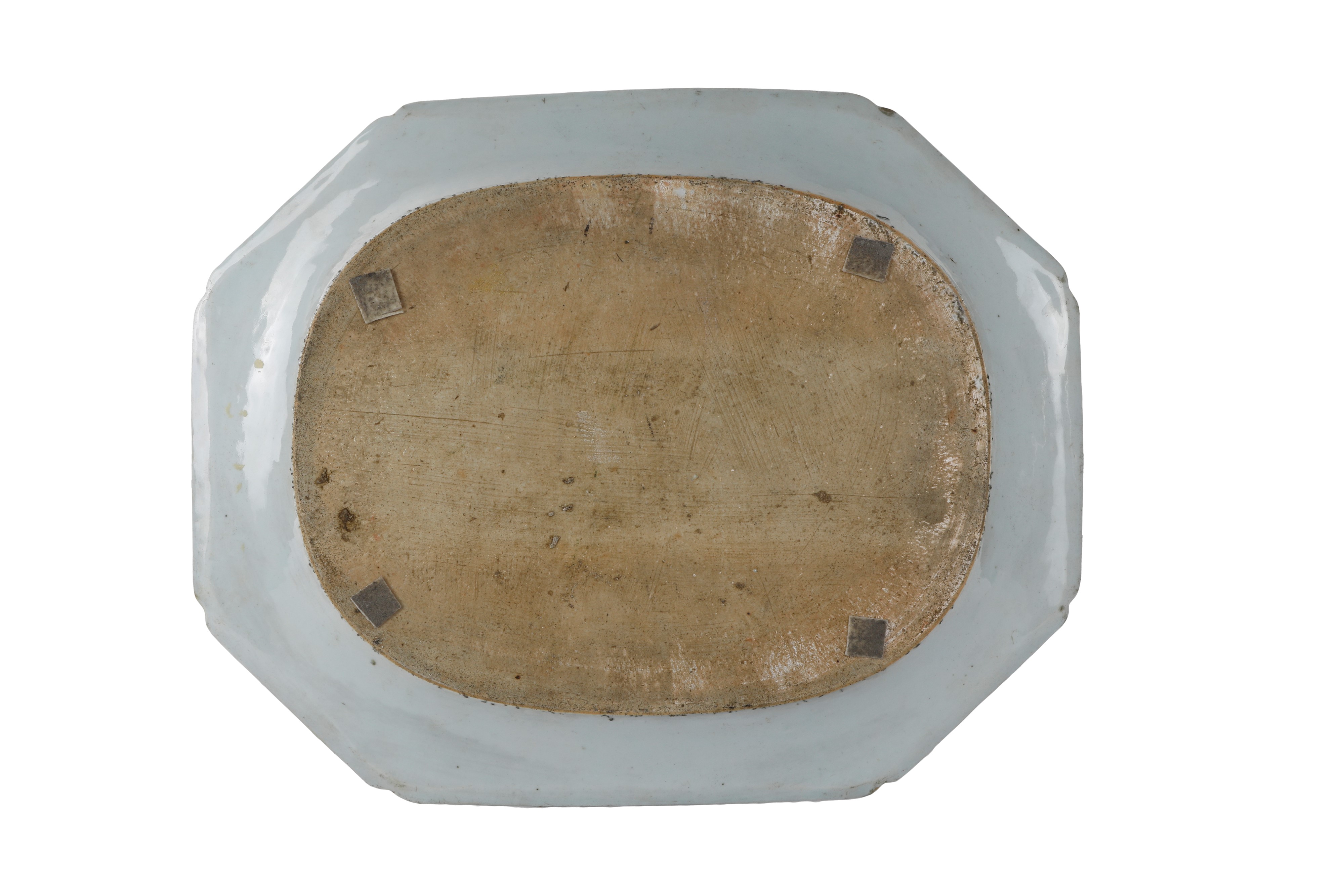 Lotto di 3 piatti in porcellana, Cina