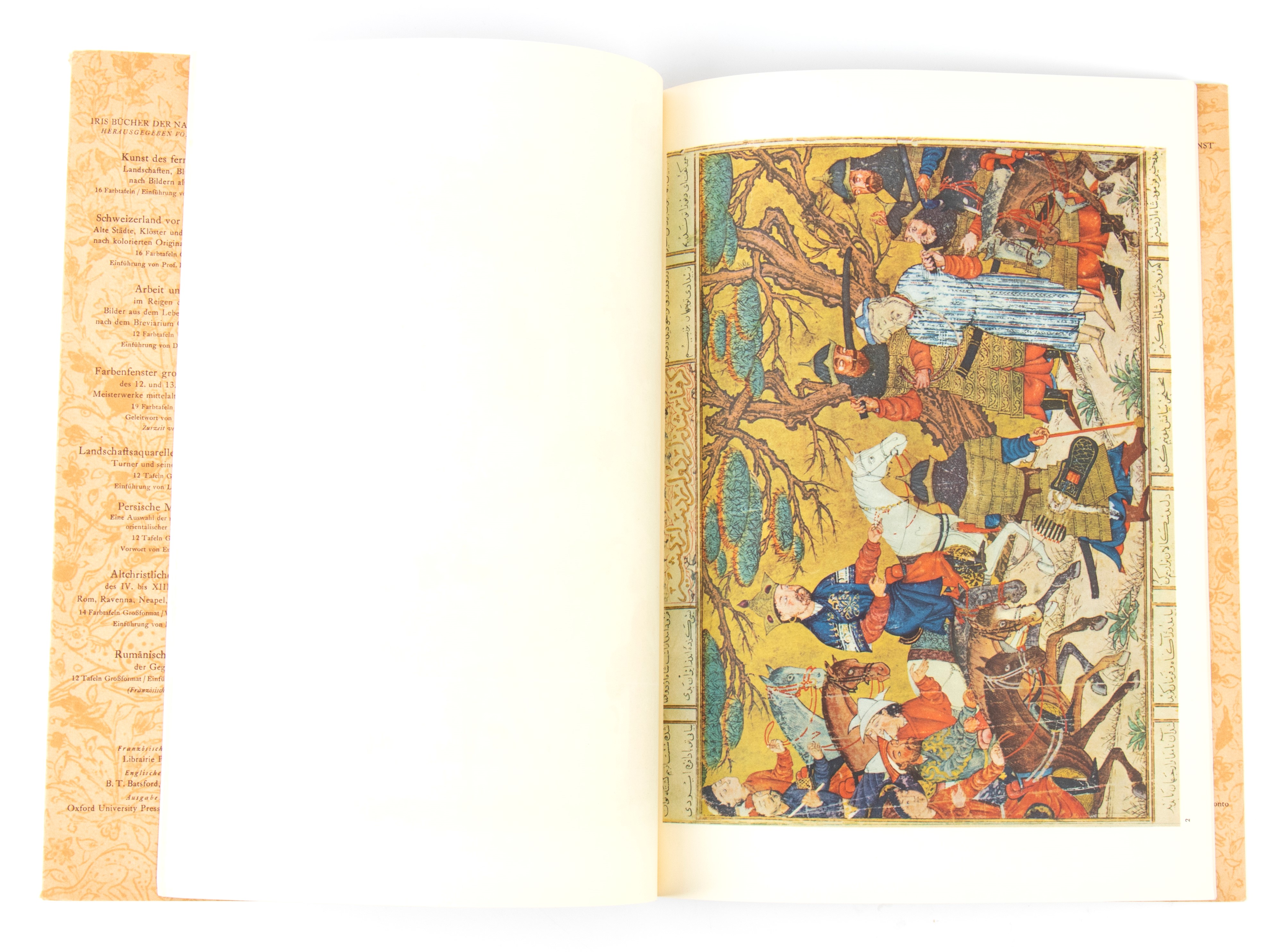 Libro di dodici miniature persiane, Iran, XX secolo, illustrato da Emil Preetorius
