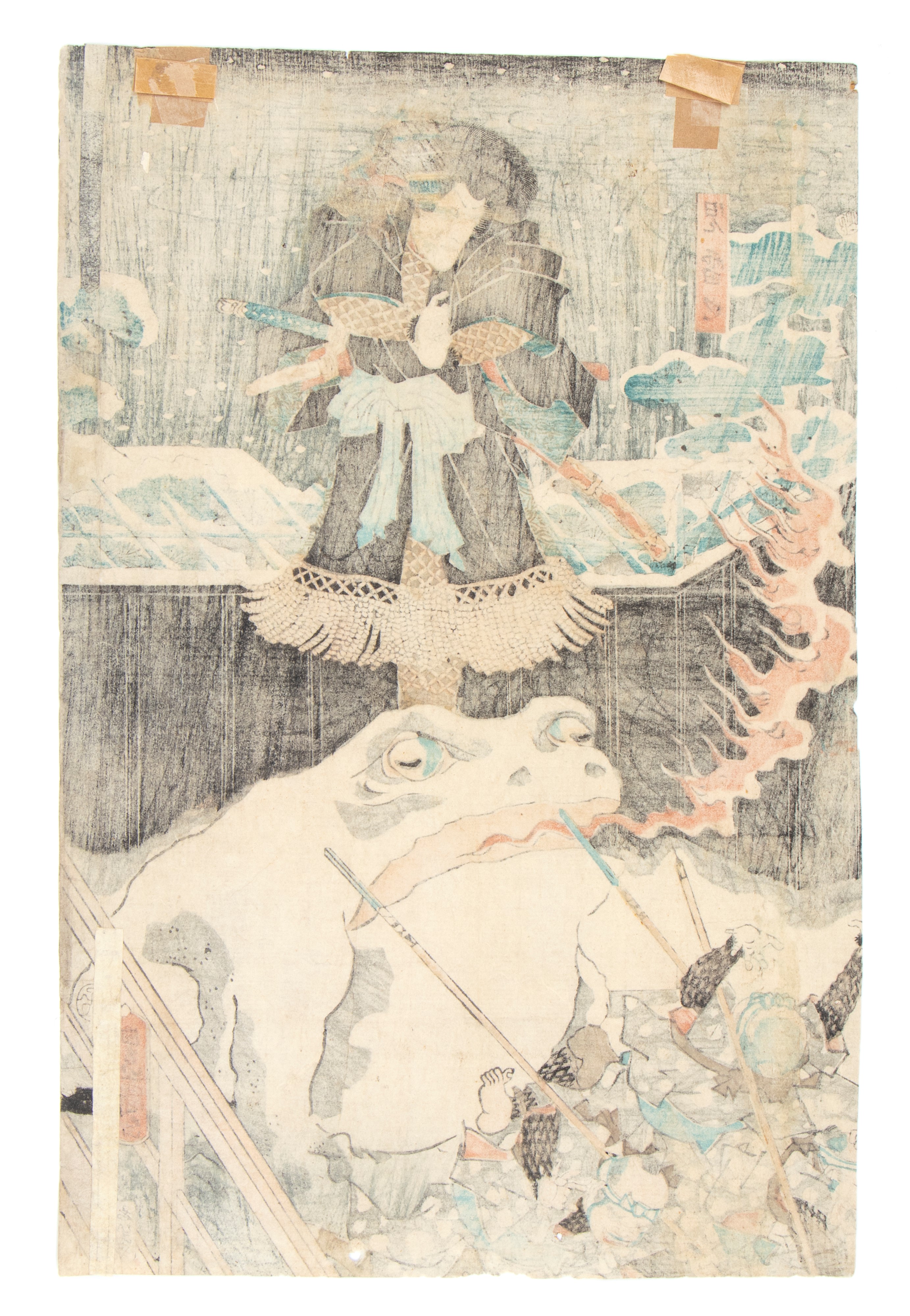Utagawa Kunisada, Xilografia di Jiraiya Goketsu