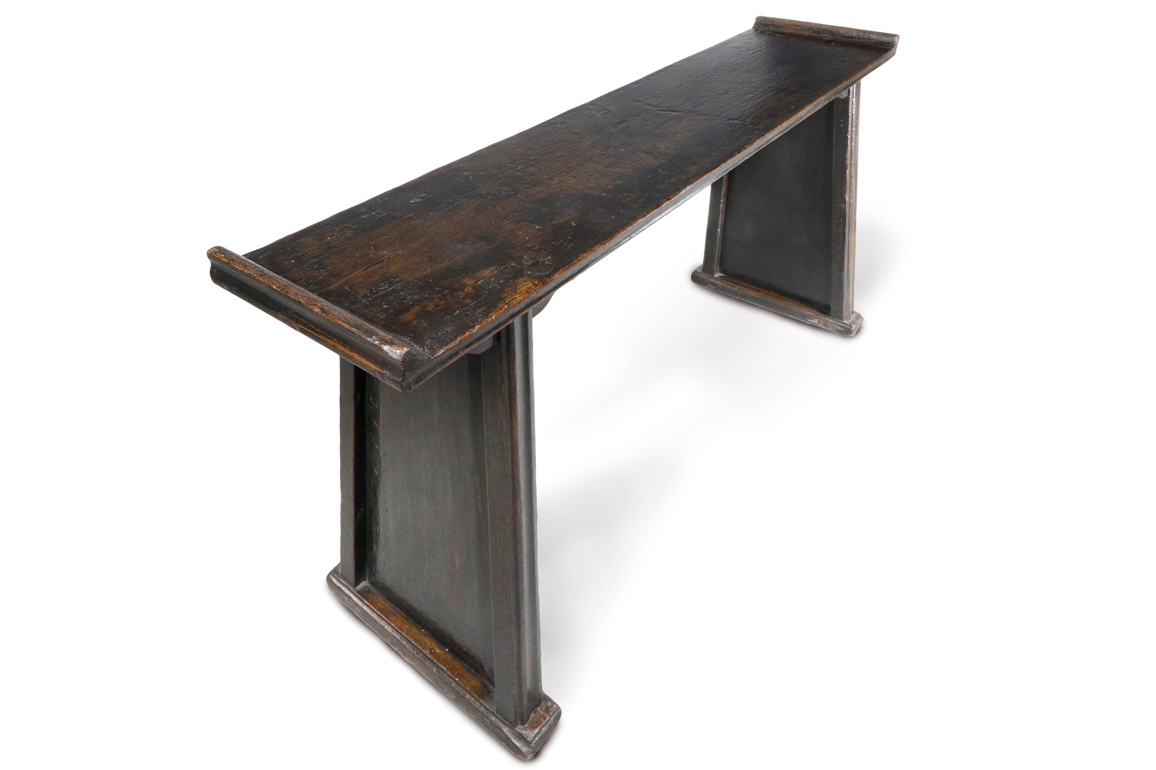Tavolo per dipinti, legno di olmo, Cina, dinastia Qing, XVII - XVIII secolo