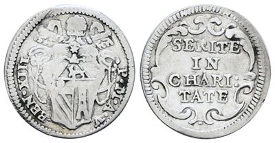 Benedetto XIII, Mezzo grosso del Stato Pontificio, Roma (1724-1730)