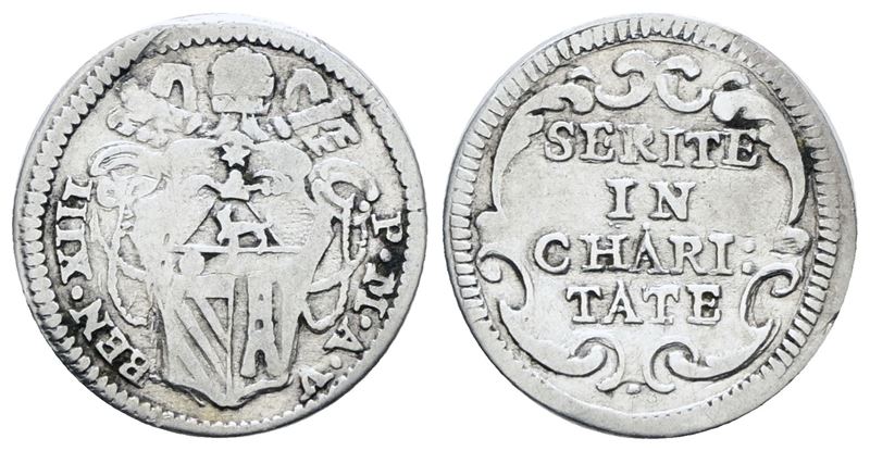 Benedetto XIII, Mezzo grosso del Stato Pontificio, Roma (1724-1730)