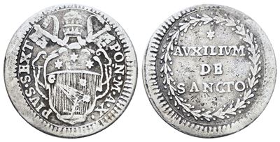Stato Pontificio, Grosso del 1785, anno X di Pio VI