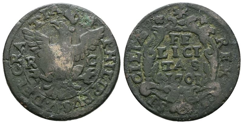 Filippo V, Grano 1701 - Regno di Sicilia