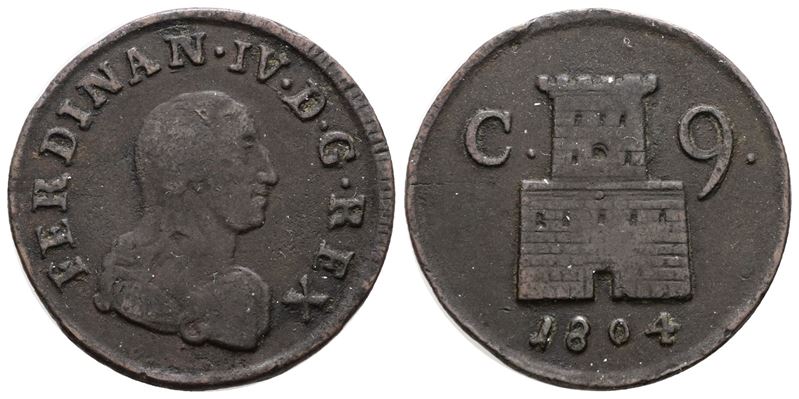 Ferdinando IV di Borbone, 9 cavalli 1804