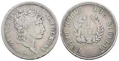 Gioacchino Napoleone, Lira 1813, Regno delle Due Sicilie