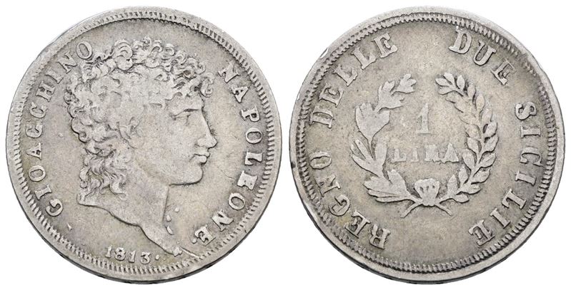 Gioacchino Napoleone, Lira 1813, Regno delle Due Sicilie