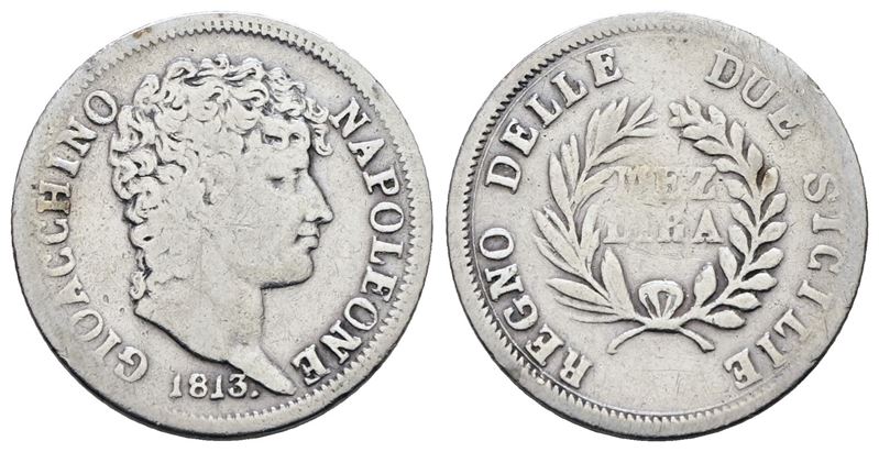 Gioacchino Napoleone, Mezza lira 1813