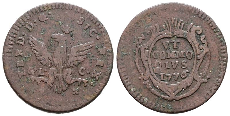 Ferdinando III di Borbone, Moneta in Grano del 1776, Regno di Sicilia