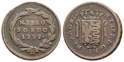 Maria Teresa d'Asburgo, Mezzo soldo 1777