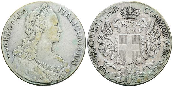 COLONIA ERITREA. Vittorio Emanuele III (1900-1943). Tallero d'Italia 1918. Ag; 28,07gr; Gig.1; Raro; BB