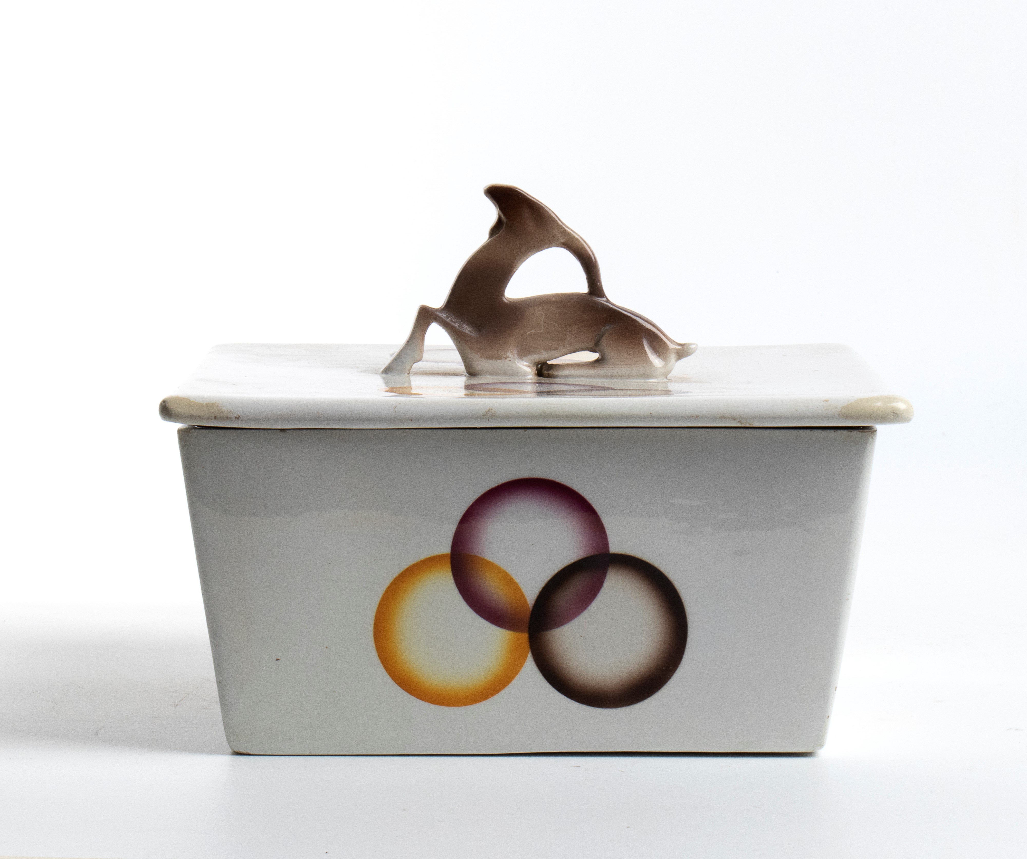 Scatola con manico zoomorfo attribuita a Angelo Simonetto