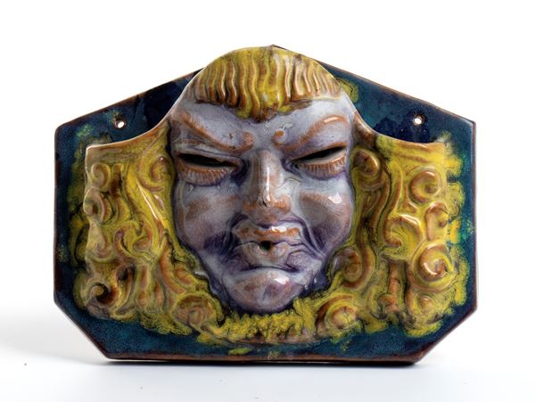 MANIFATTURA LA SALAMANDRA - Planter with a mask