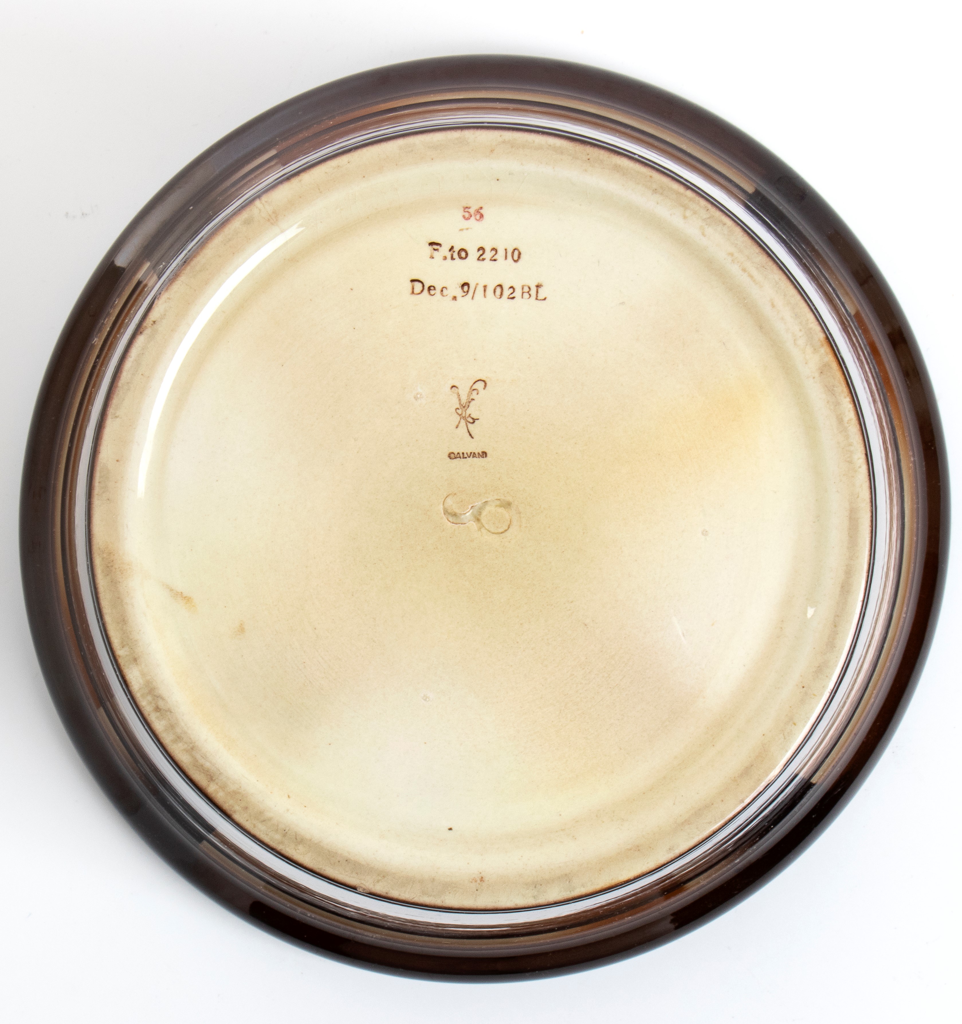 Lotto composto da due cachepot all'aerografo