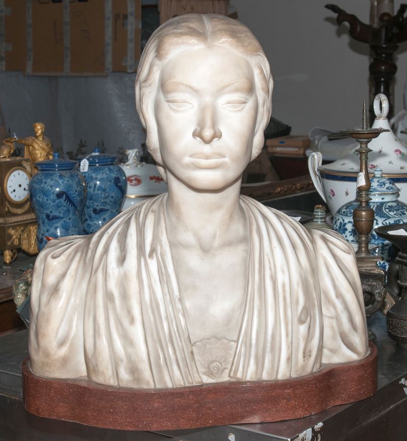 Busto femminile - Francesco Saverio Palozzi 1889- 1974 Roma