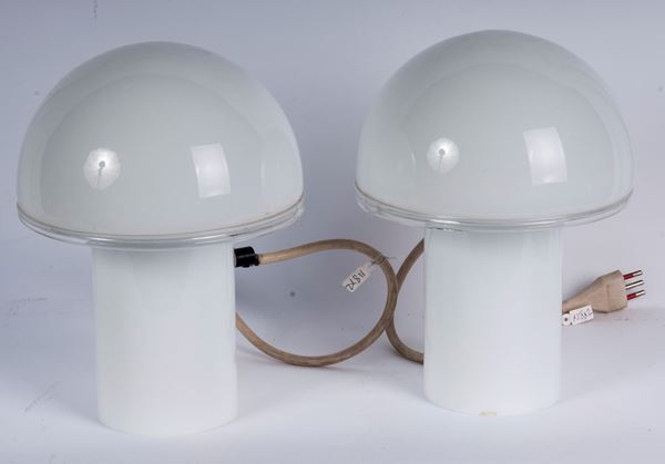 LUCIANO VISTOSI - Coppia di lampade tavolo " Onfale"