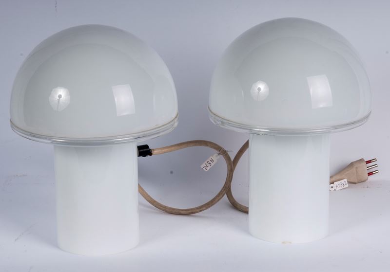 Coppia di lampade tavolo " Onfale"