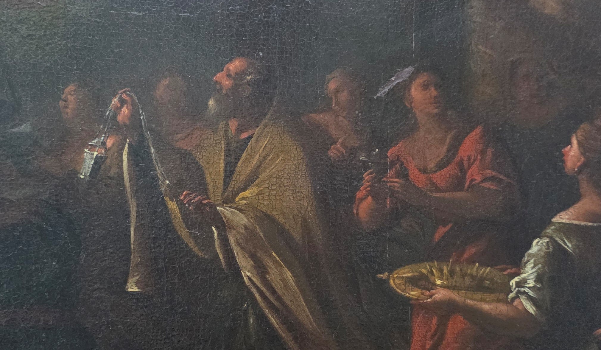 Lorenzo De Caro - Il giudizio di Salomone, olio su tela