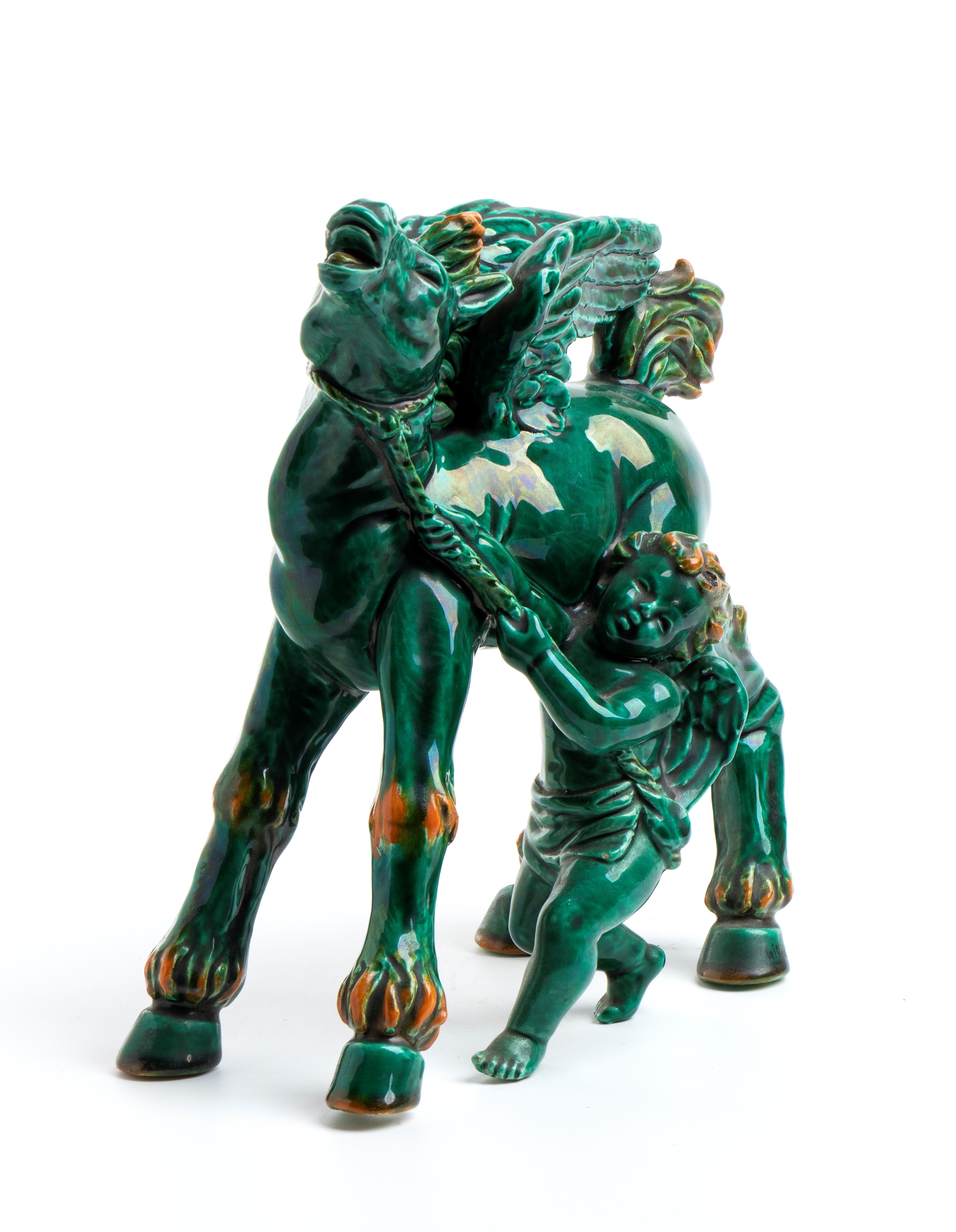 Cavallo alato e putto