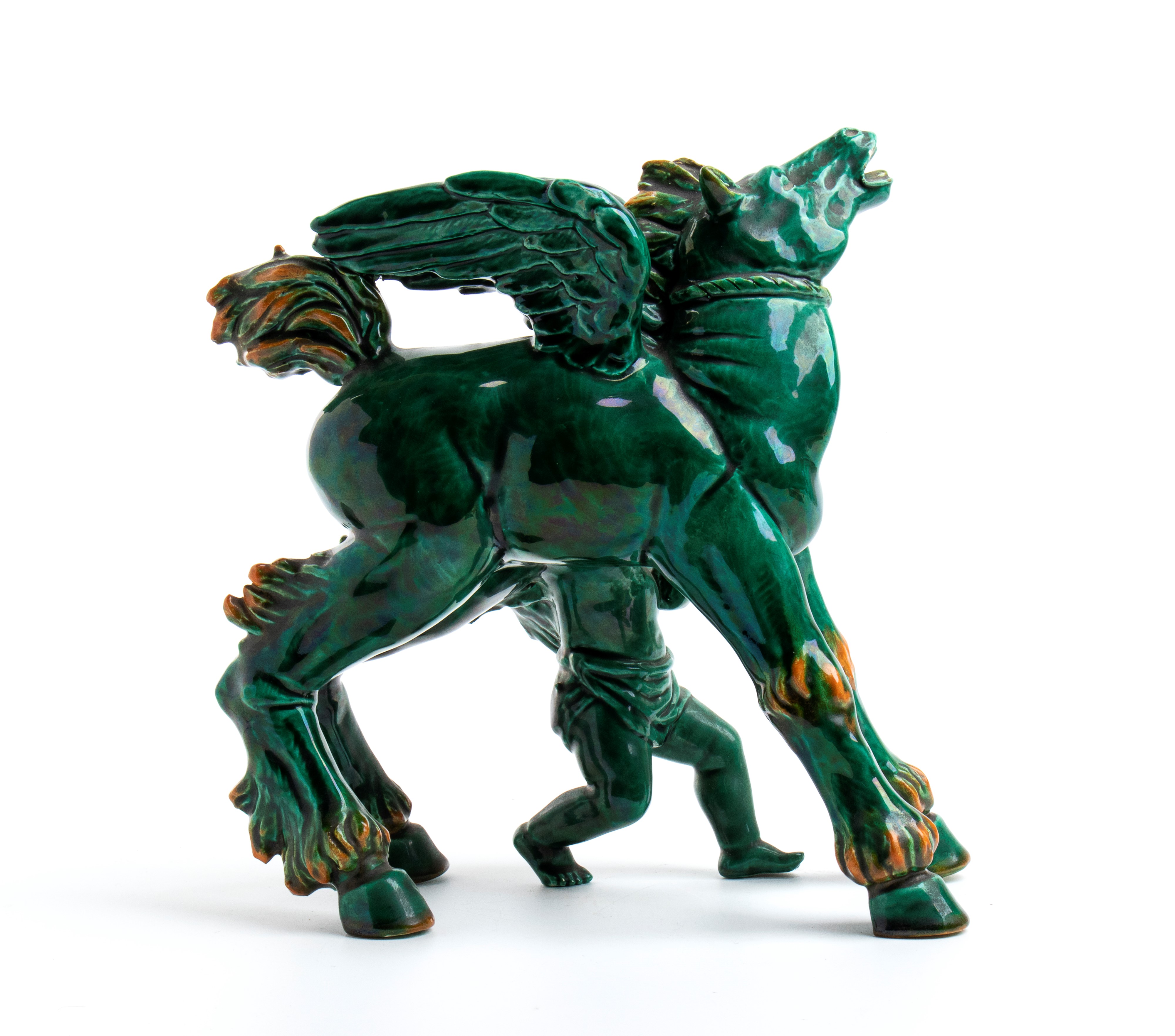 Cavallo alato e putto