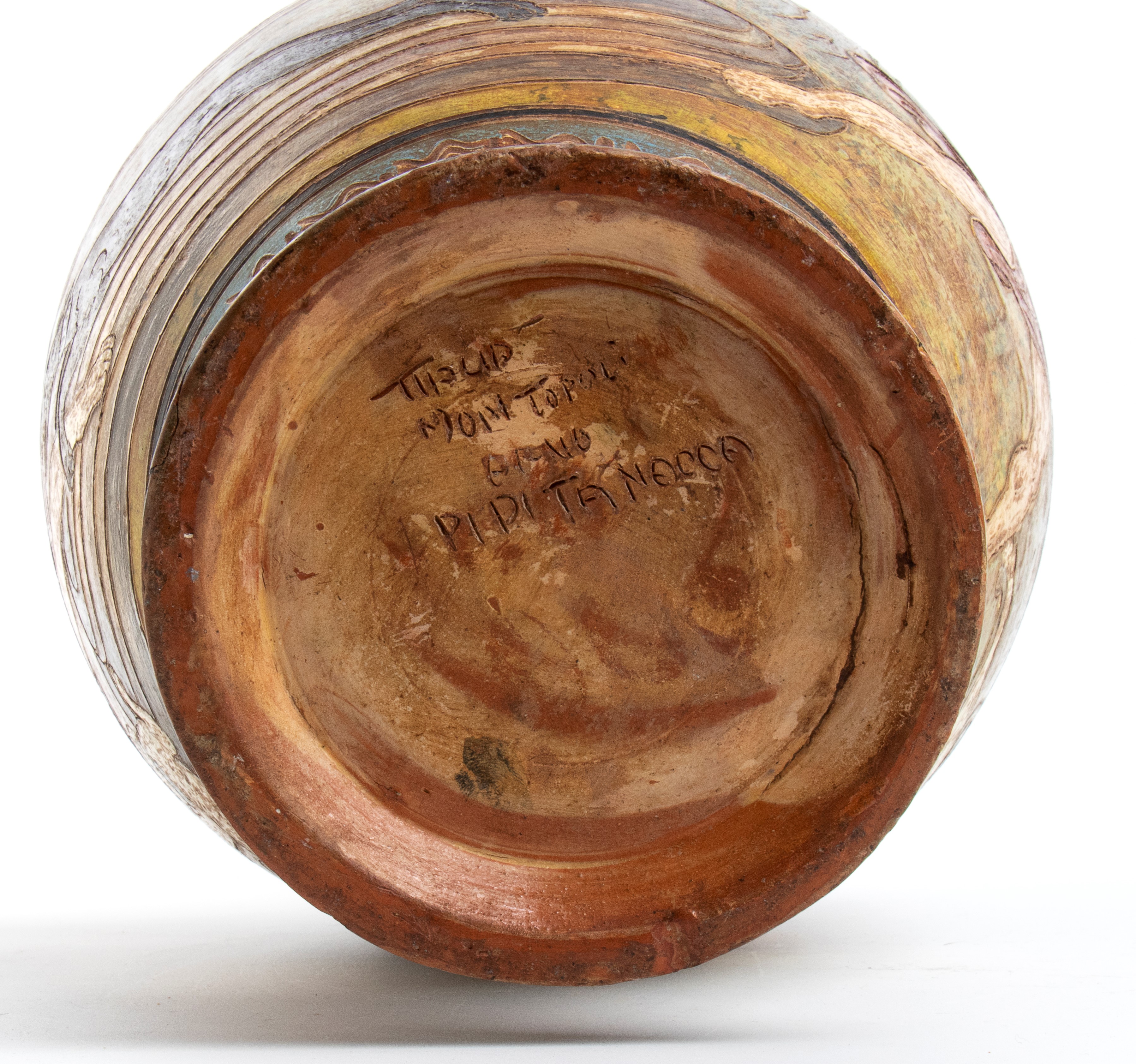 Vaso con scena mitologica di Diana e Atteone