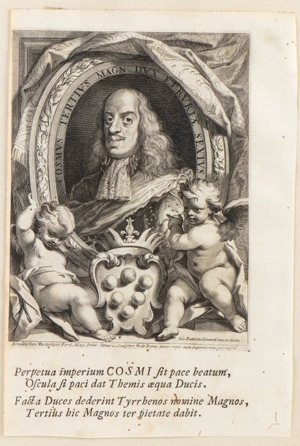 Arnold van Westerhout (1651-1725) - Ritratto di Cosimo III de' Medici