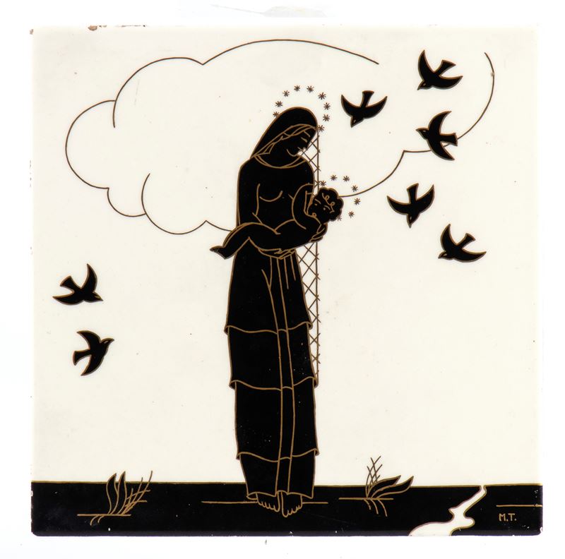 Mattonella con Natività