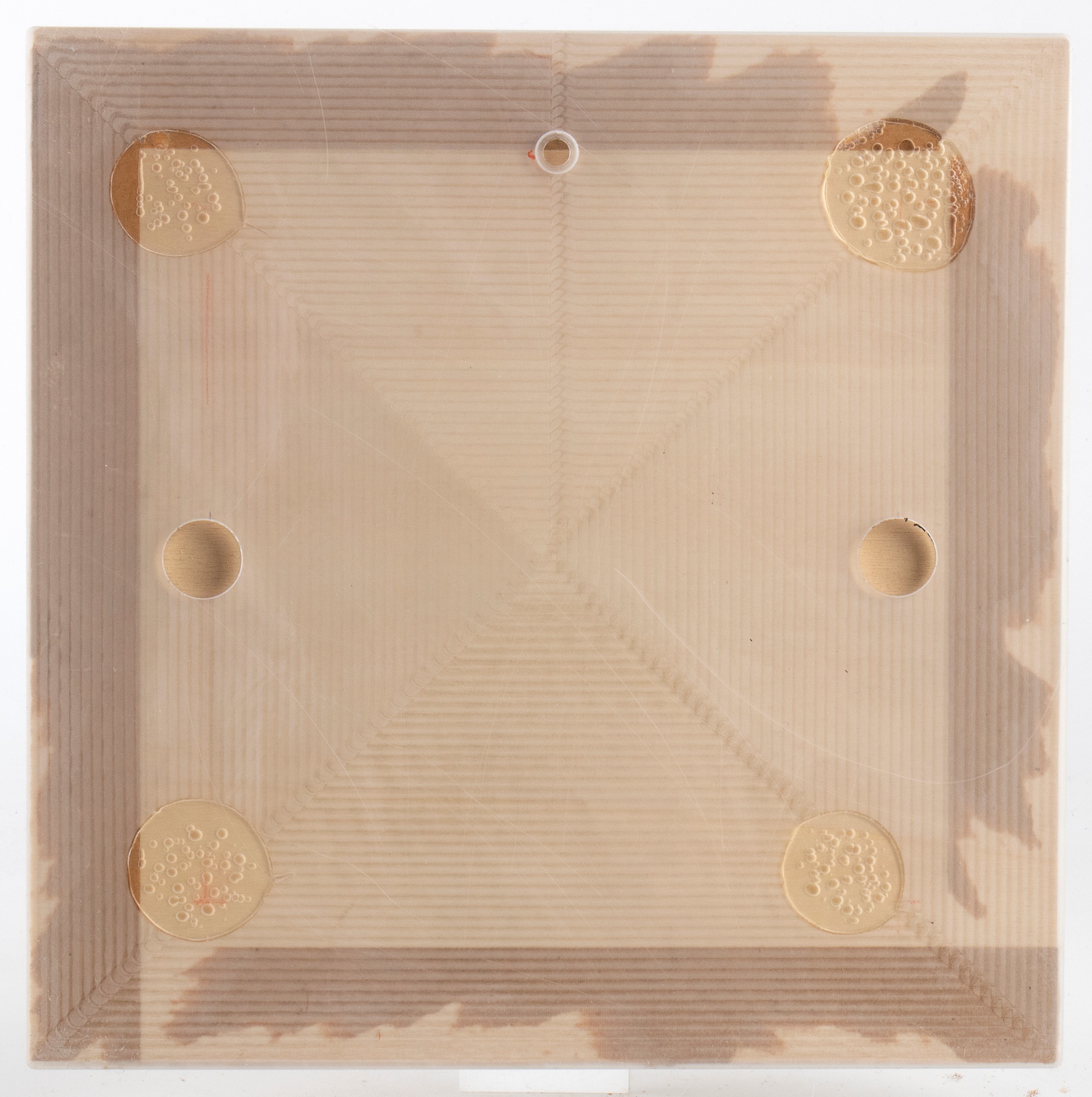 Mattonella con decoro floreale