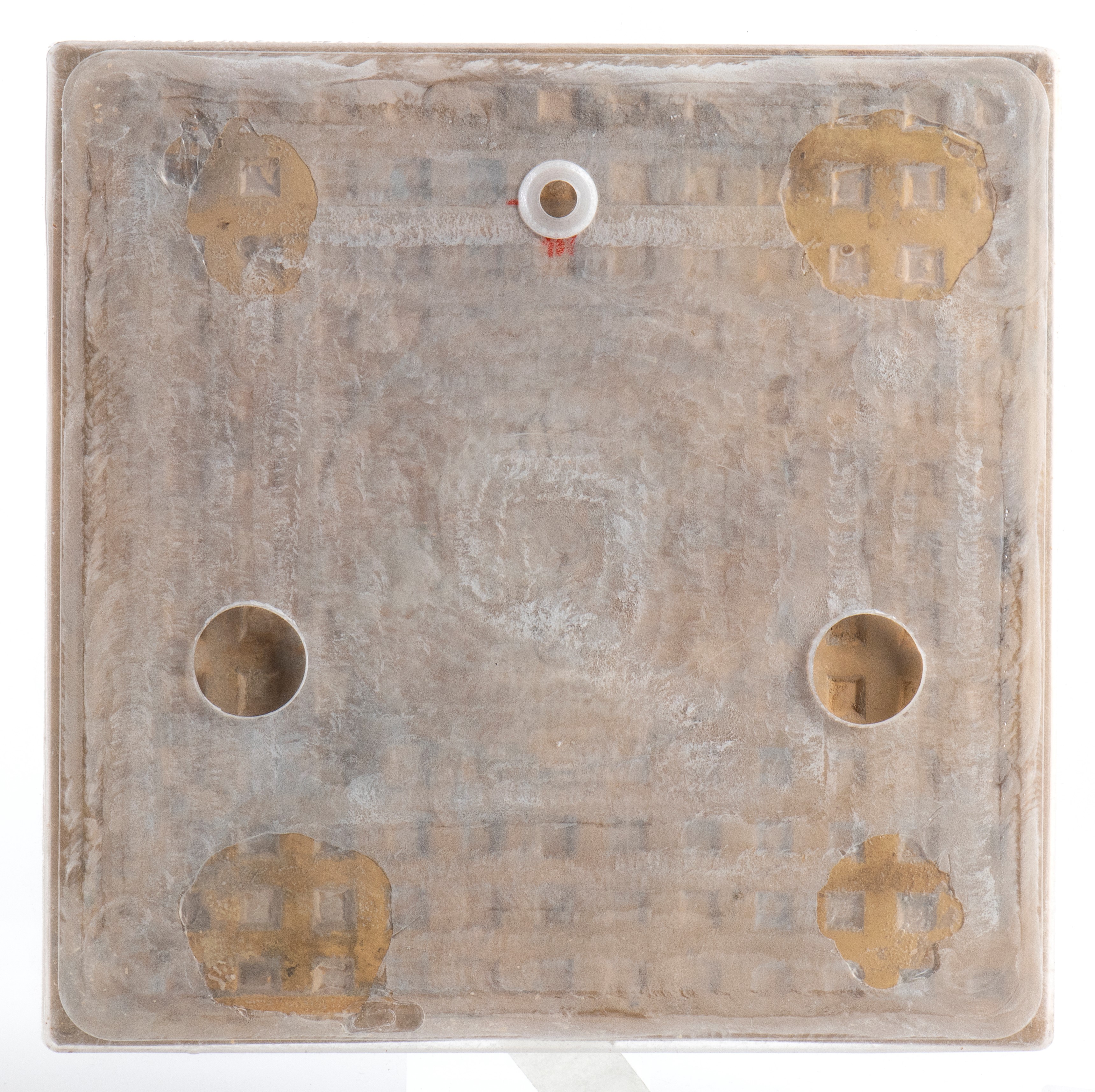 Mattonella a decoro blu